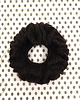 gumki do włosów Frotka do włosów scrunchie gumka szydełkowa gorzka czekolada 1