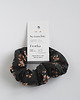 gumki do włosów Lniana gumka do włosów (scrunchie) ze wzorem w kwiaty 4