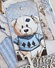 kartki scrapbooking Kartka Vintage Baby Boy na roczek, prezent 2