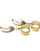 kolczyki pozłacane Kolczyki pozłacane Pearls [white] perły vol. 23 3