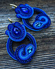 kolczyki soutache Gigi Blue- duże i etniczne kolczyki soutache 4