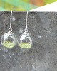 kolczyki wire wrapping Kulki metaliczne groszkowe    - kolczyki 5
