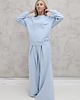 komplety damskie Sarai wygodny komplet bluza i szerokie spodnie z zakładkami Baby blue 4