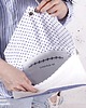 kopertówki Kopertówka Letter niebieska biała  4