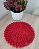podkładki do kuchni Podkładka boho ze sznurka bawełnianego szydełkowa 26cm 2