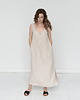 sukienki maxi damskie Sukienka lniana POEM  natural 2