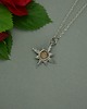 wisiory Mały wisiorek róża wiatrów kamień słoneczny wire wrapping 1