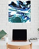 obrazy ODWAGA 60x60 cm Akryl na płótnie obraz abstrakcyjny do salonu 1