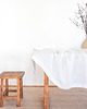 obrusy i serwetki Lniany obrus z listwą PURE WHITE 3