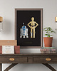 plakaty Plakat Star Wars R2D2 i C3PO - Gwiezdne Wojny 1