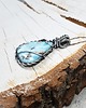 srebrne naszyjniki Larimar s152 4