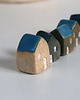 figurki i rzeźby Ceramiczne mini domki zestaw 5 szt. 6