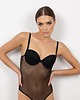 bielizna - inne Orsina czarne body push-up z delikatnym tiulem 4