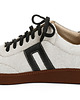 sneakersy damskie Sneakersy skórzane -  złamana biel/czarny   (7193) 4