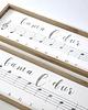 inne Tablice drewniane Gama C-dur - komplet 6