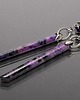kolczyki srebrne Kolczyki srebrne Stick vol. 9/purple/ 3