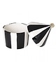 pojemniki kuchenne Pojemnik na Ciasteczka Pojemnik Kuchenny Stripes Black 25 cm 1