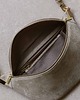 saszetka nerka Beani bag maxi - skórzana nerka - zamszowa - beż 8
