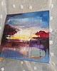obrazy Obraz ręcznie malowany na płótnie 30x30 cm - abstrakcyjny pejzaż 5