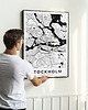 plakaty Plakat Sztokholm mapa 4