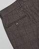 spodnie męskie Spodnie męskie w kratę do zestawu dasa brązowe slim fit 2