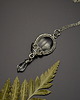 wisiory Długi wisiorek kryształ górski wire wrapping 3