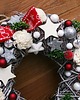 wianki bożonarodzeniowe Wieniec na Boże Narodzenie - SILVER  XMAS 1