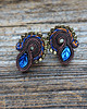 kolczyki soutache Kolczyki soutache Jesienny liść 4