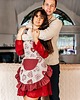 fartuchy kuchenne Uroczy Fartuszek Kuchenny z SERCEM - PREZENT na Walentynki dla Niej 1