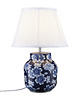 lampy stołowe Ceramiczna lampa stołowa z plisowanym kloszem Fanny 1