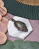 wisiory Miedziany wisiorek wire wrapping z labradorytem #476 3