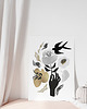 obrazy Grafika Bird Soul, neutralne kolory 3