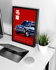 plakaty Plakat Japoński - Fiat 126 - Chrome Y2K - Druk Pigmentowy 4