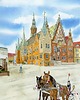 plakaty Plakat Wrocław, Ratusz, Rynek,  akwarela 1