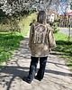płaszcze damskie Kimono lekki płaszcz na plecach oko z frędzlami. 5