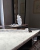 pojemniki na biżuterię Ceramiczna muszelka w złote ciapki na biżuterię prezent dla niej 1
