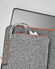 etui na laptopa ETUI NA LAPTOPA I ZASILACZ pomarańczowy zamek 3