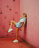 szorty damskie Szorty FLOWY Dusty Blue 2
