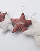 przytulanki dla niemowląt i dzieci Gwiazdka - ozdoba  pamiątka chrztu , narodzin  haft 4