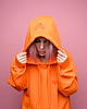 bluza z kapturem damska Bluza SUMO pomarańczowa / oversize hoodie 2