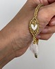 bransoletki na sznurku Bransoletka handmade z haftowanym serduszkiem - unikat 4