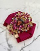 broszki Kolekcja  Exclusive  Brosza z ozdobą w kolorze wina      NEW 8