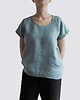 t-shirt damskie Lniany t-shirt "Luna" 1