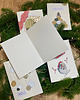 kartki scrapbooking Retro, kolażowe kartki świąteczne - zestaw 5 szt 5