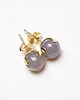 kolczyki z kamieniami Dots - agaty szare mystic /alloys collection/ - sztyfty 1