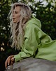 kurtki damskie Kurtka wiatrówka typu anorak neon lime 5