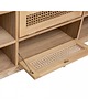 komody Komoda Drewniana Szafka Drewniana z Plecionką Wiedeńską Arlo 4