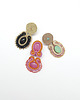 kolczyki soutache Kolczyki "Pacific Opal" - miętowe / sutasz 3