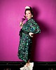 sukienki midi damskie KIMONO/ szlafrok / kopertowa sukienka w autorski wzór MALINY 100% wiskoza 1