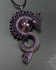 wisiory Synir, wisior ze smokiem, beading 1